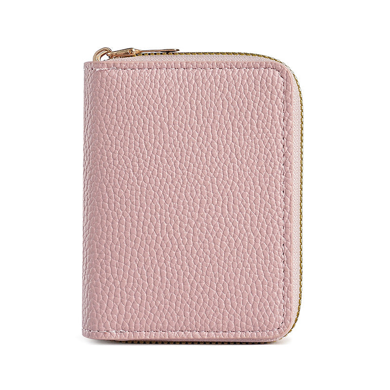 Clutch Wallet With Dual Zippers And Multiple Card Slots